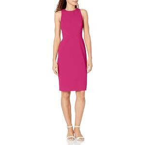 Trina Turk Women's Sunset Pink Promise Sleeveless Body-Con Dress Size 14 - NWT